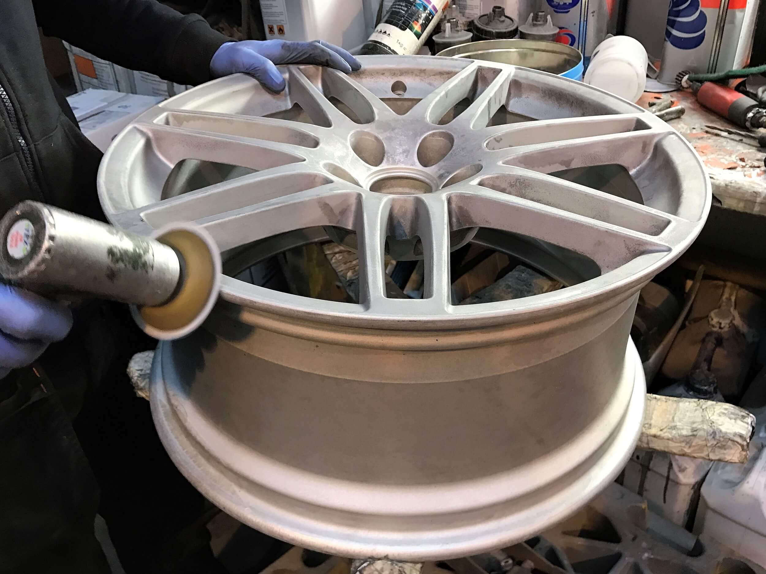 Resurfacing alloy wheels